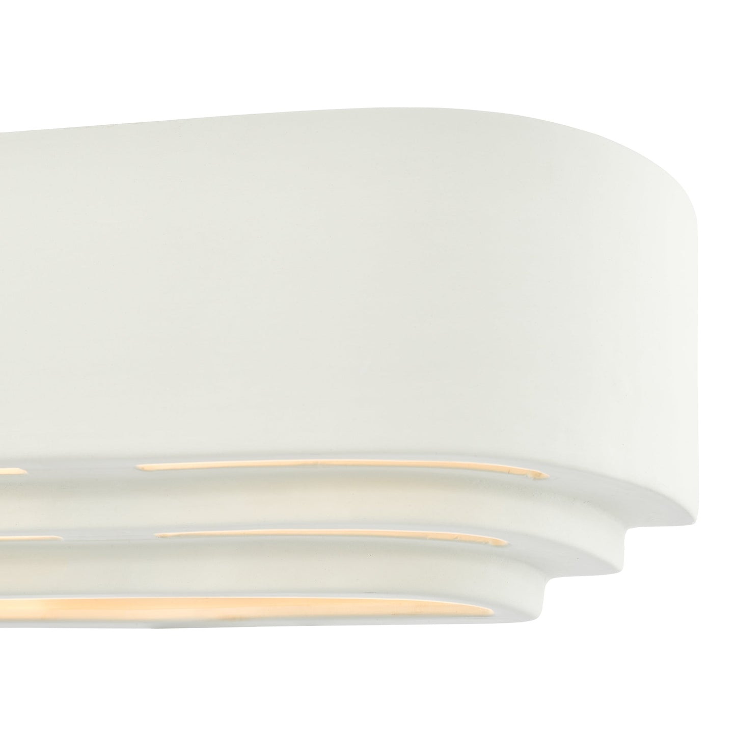 dar lighting Lando Ceramic Wall Washer White LAN372