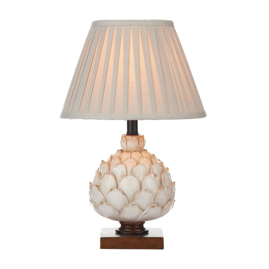 dar lighting Layer Small Table Lamp Cream With Shade LAY4133-X