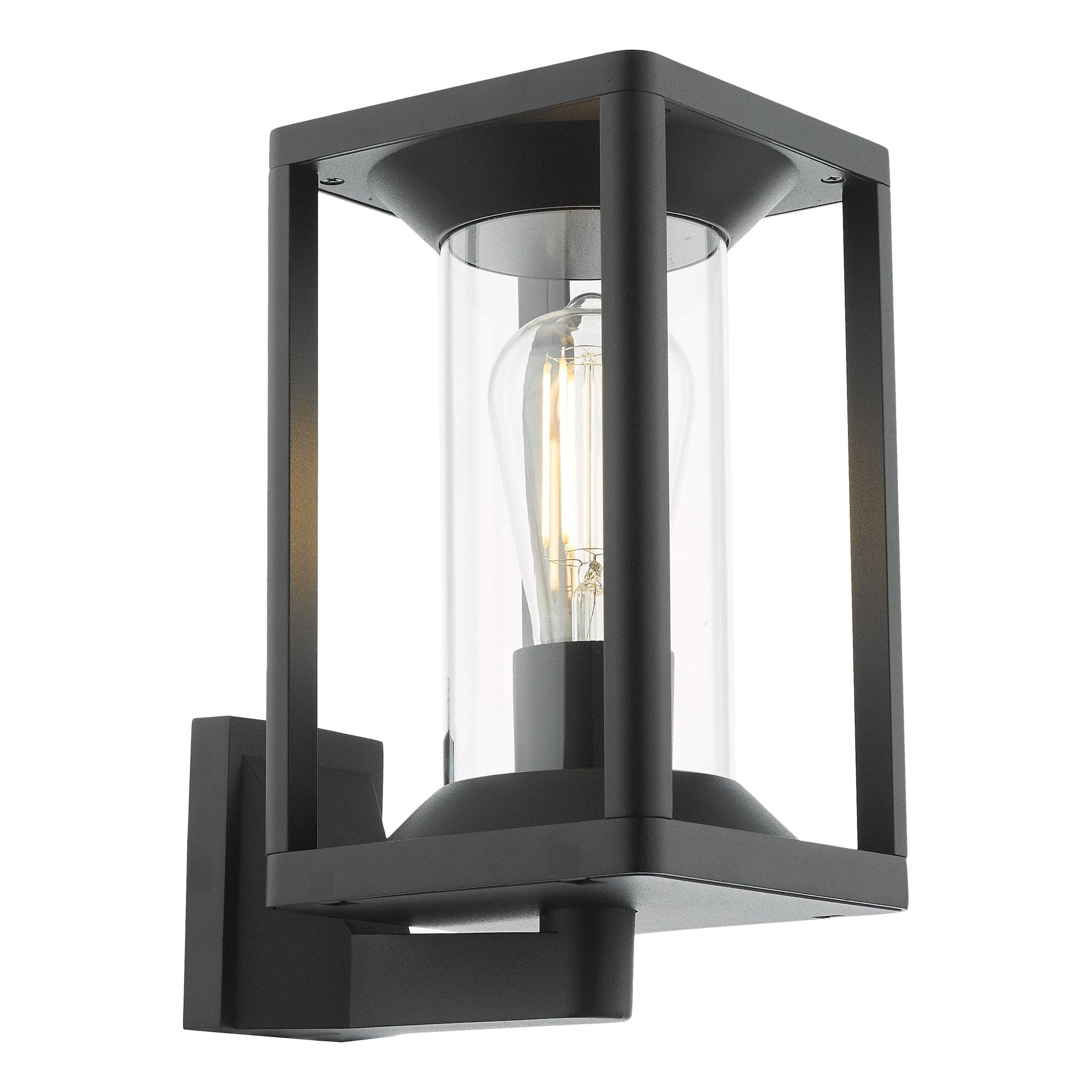 dar lighting Mackenzie Outdoor Wall Light Matt Black IP65 MAC1622