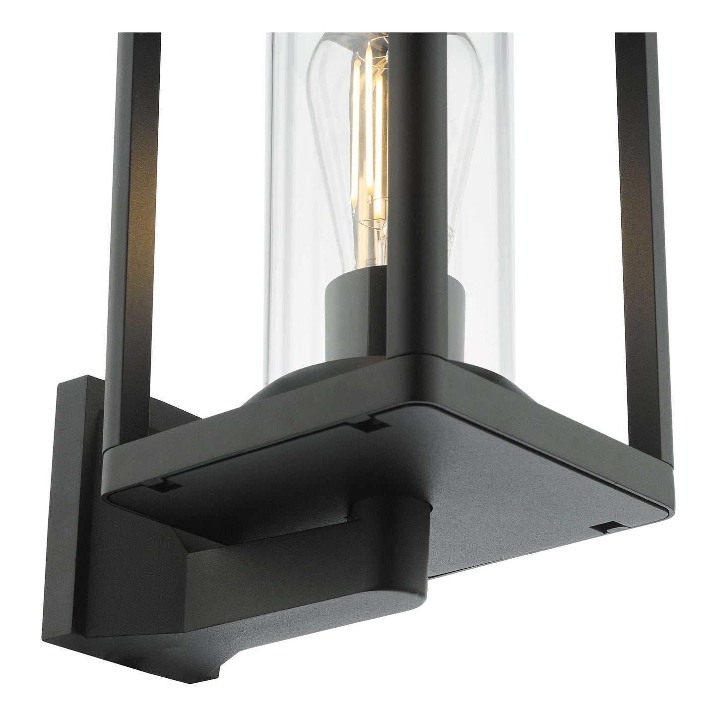 dar lighting Mackenzie Outdoor Wall Light Matt Black IP65 MAC1622