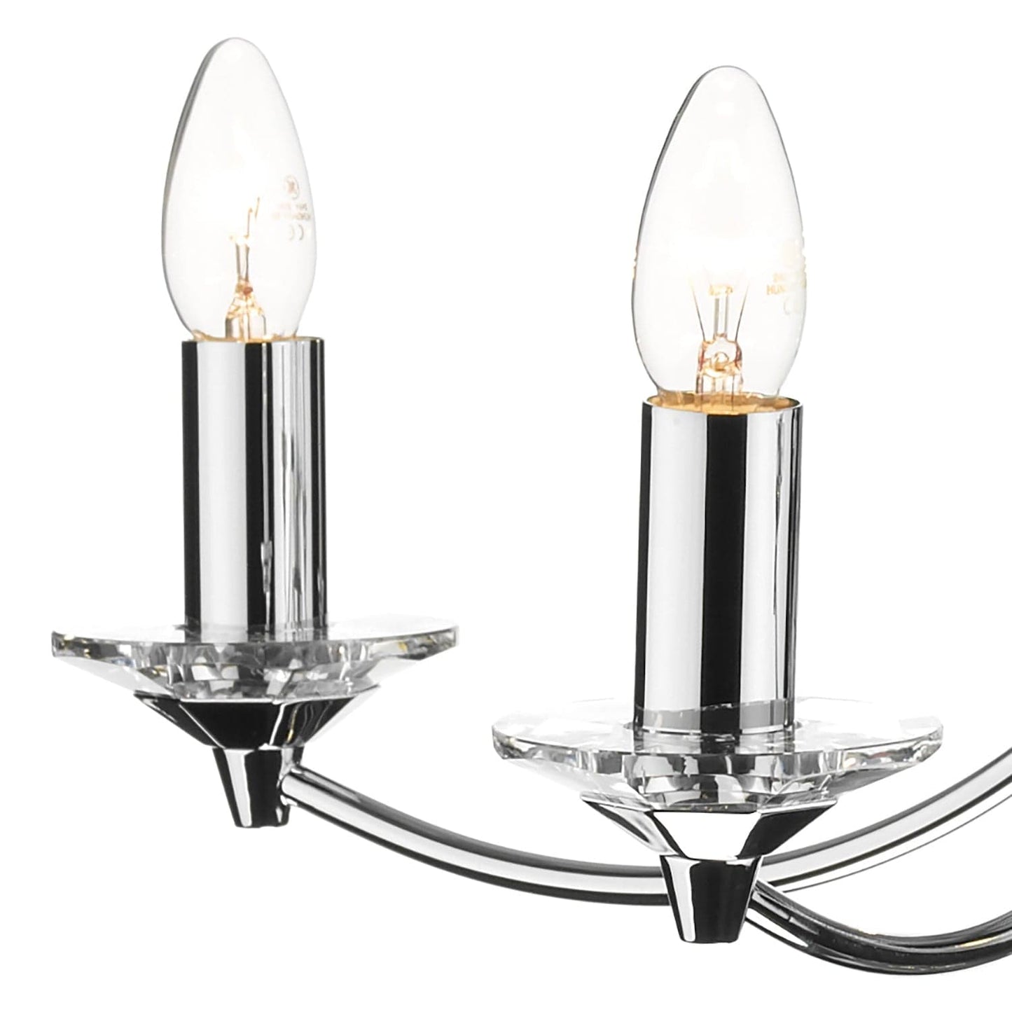 dar lighting Medusa 5 Light Dual Mount Pendant K9 Crystal Polished Chrome MED0550