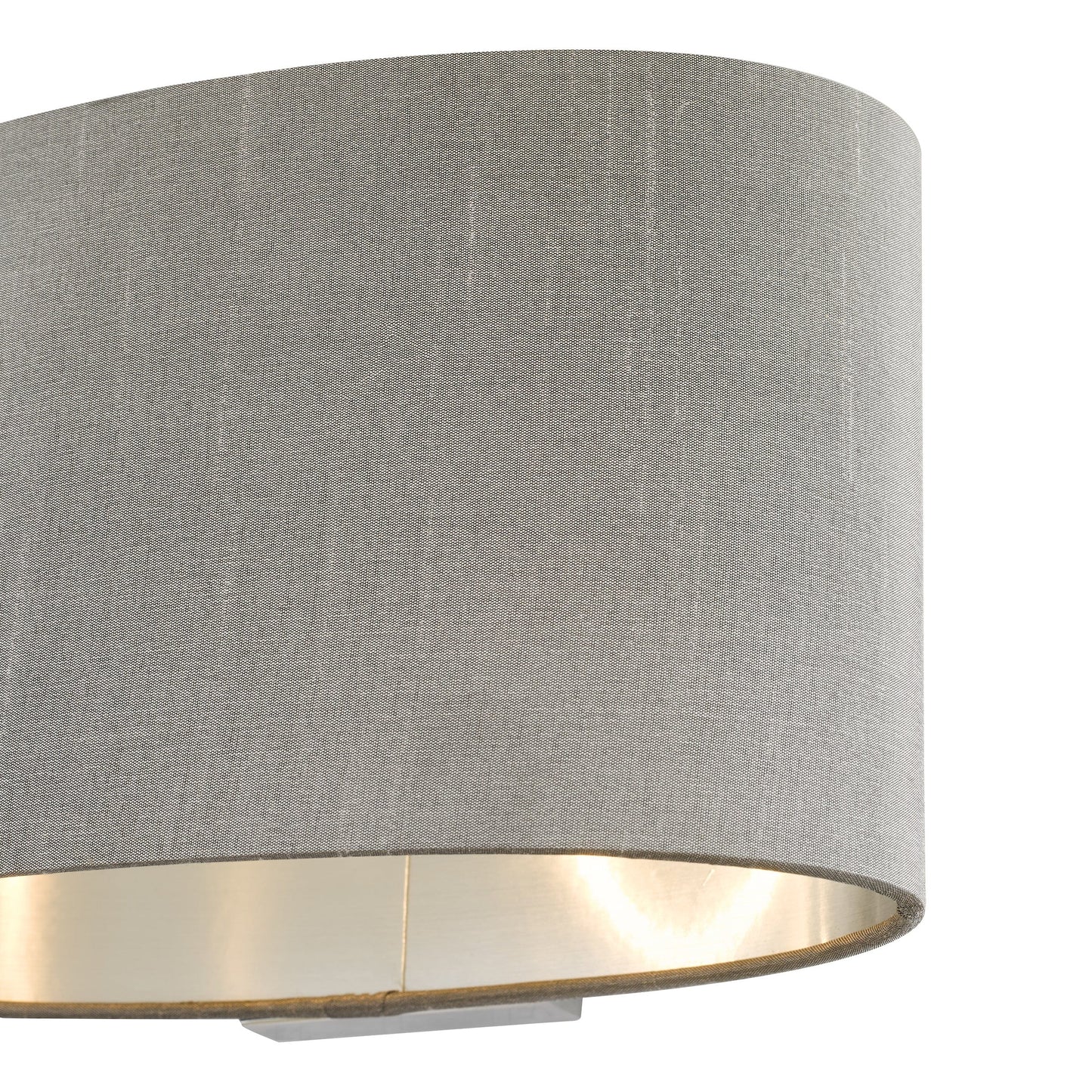 dar lighting Melody Wall Light With Oval Grey Shade MEL0739