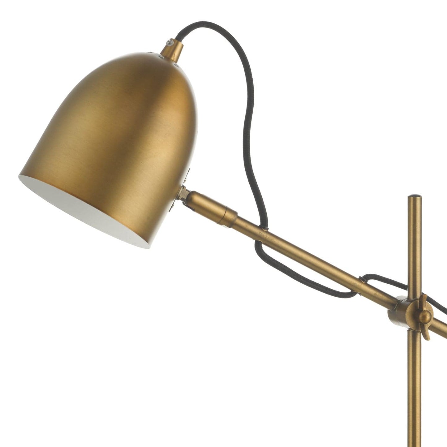 dar lighting Mendal Task Lamp Bronze & Marble MEN4263