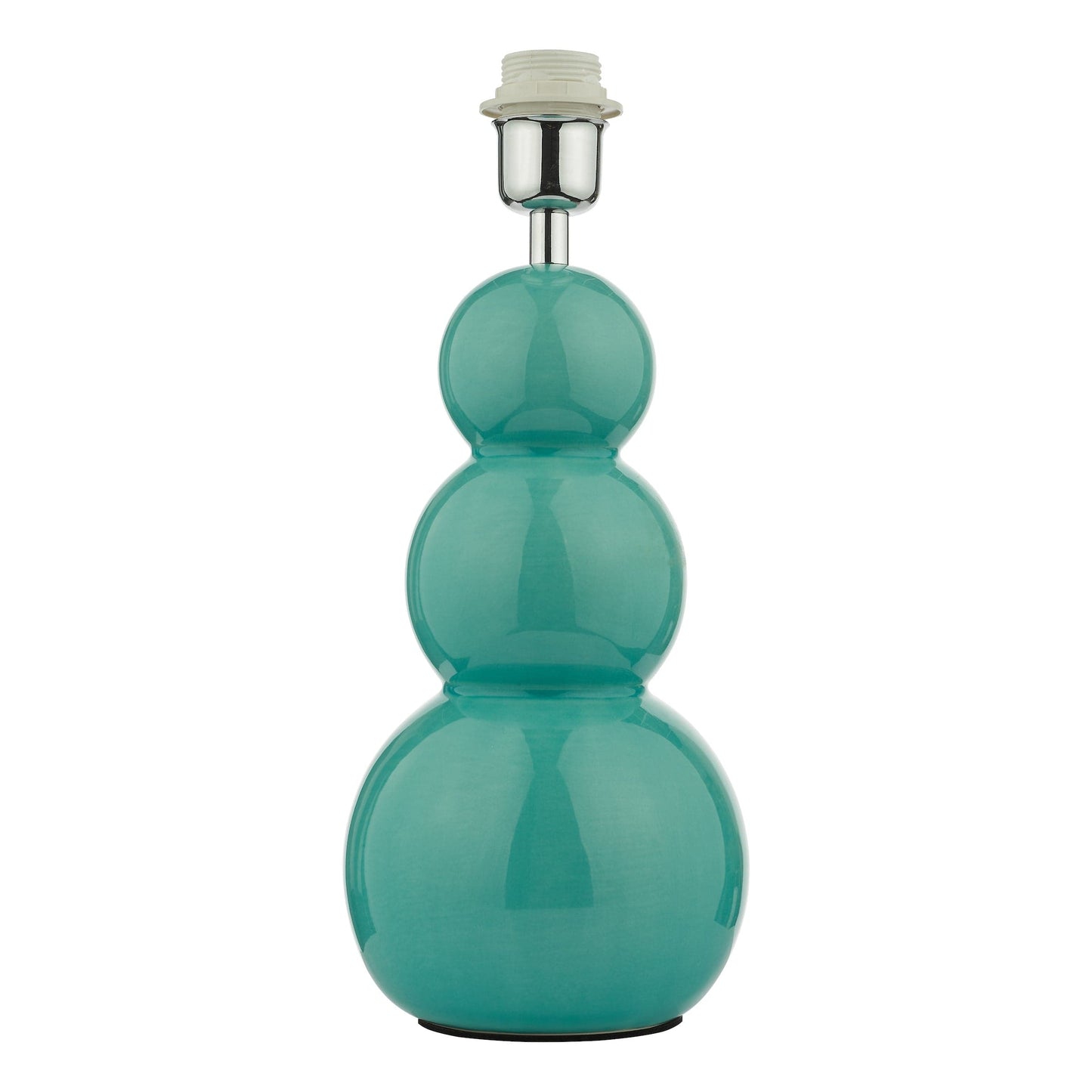 dar lighting Mia Table Lamp Teal Ceramic Base Only MIA4224
