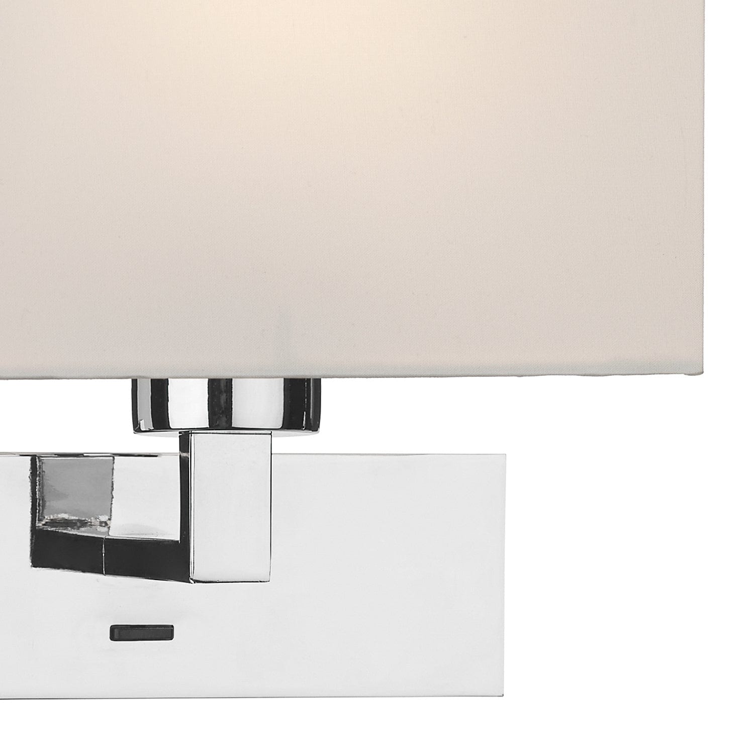 dar lighting Modena Wall Light In Polished Chrome (Bracket Only) MOD7150