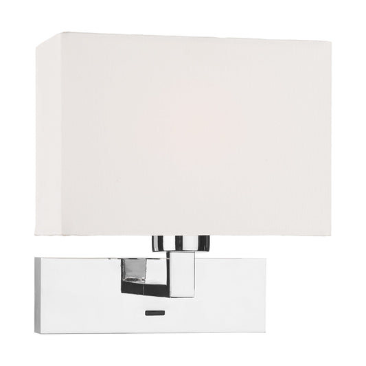 dar lighting Modena Wall Light In Polished Chrome (Bracket Only) MOD7150