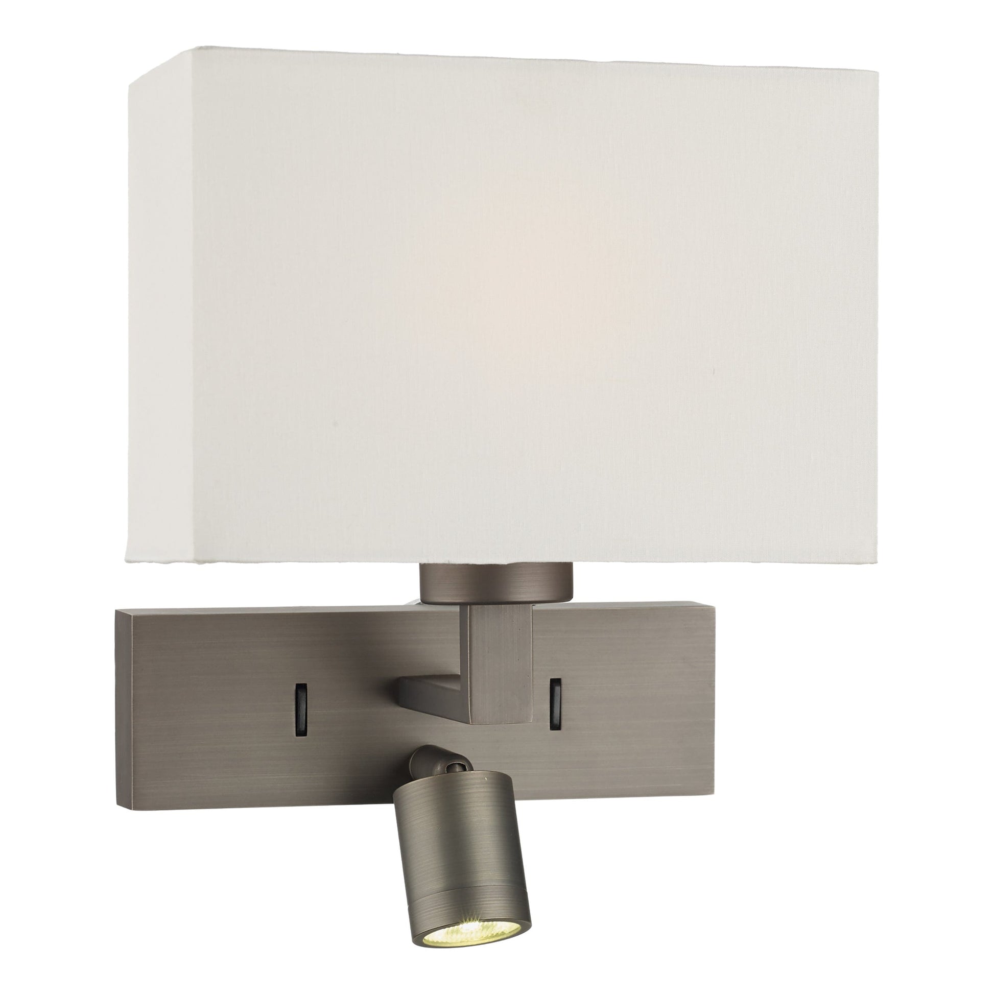 dar lighting Modena Wall Light With LED In Bronze (Bracket Only) MOD7163L