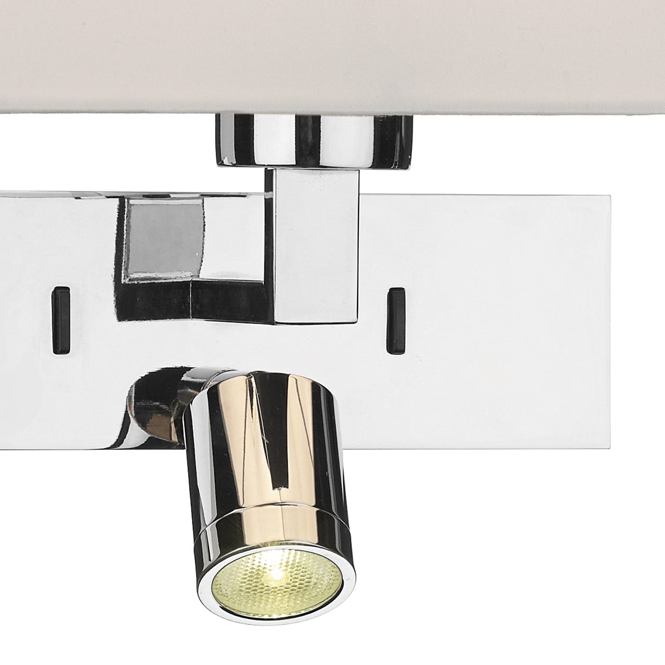 dar lighting Modena Wall Light With LED In Polished Chrome (Bracket Only) MOD7150L