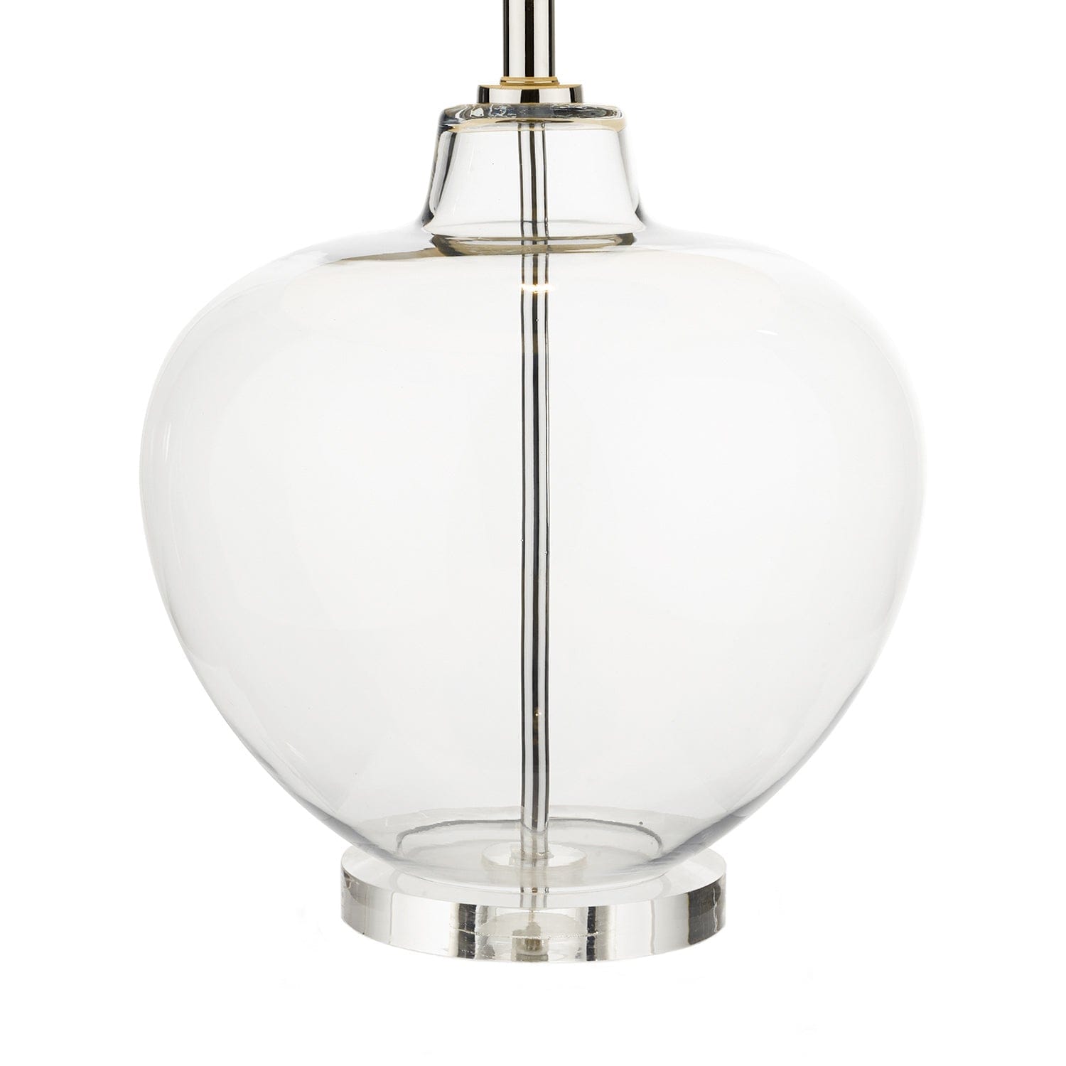 dar lighting Moffat Table Lamp Glass Polished Chrome Base Only MOF4308