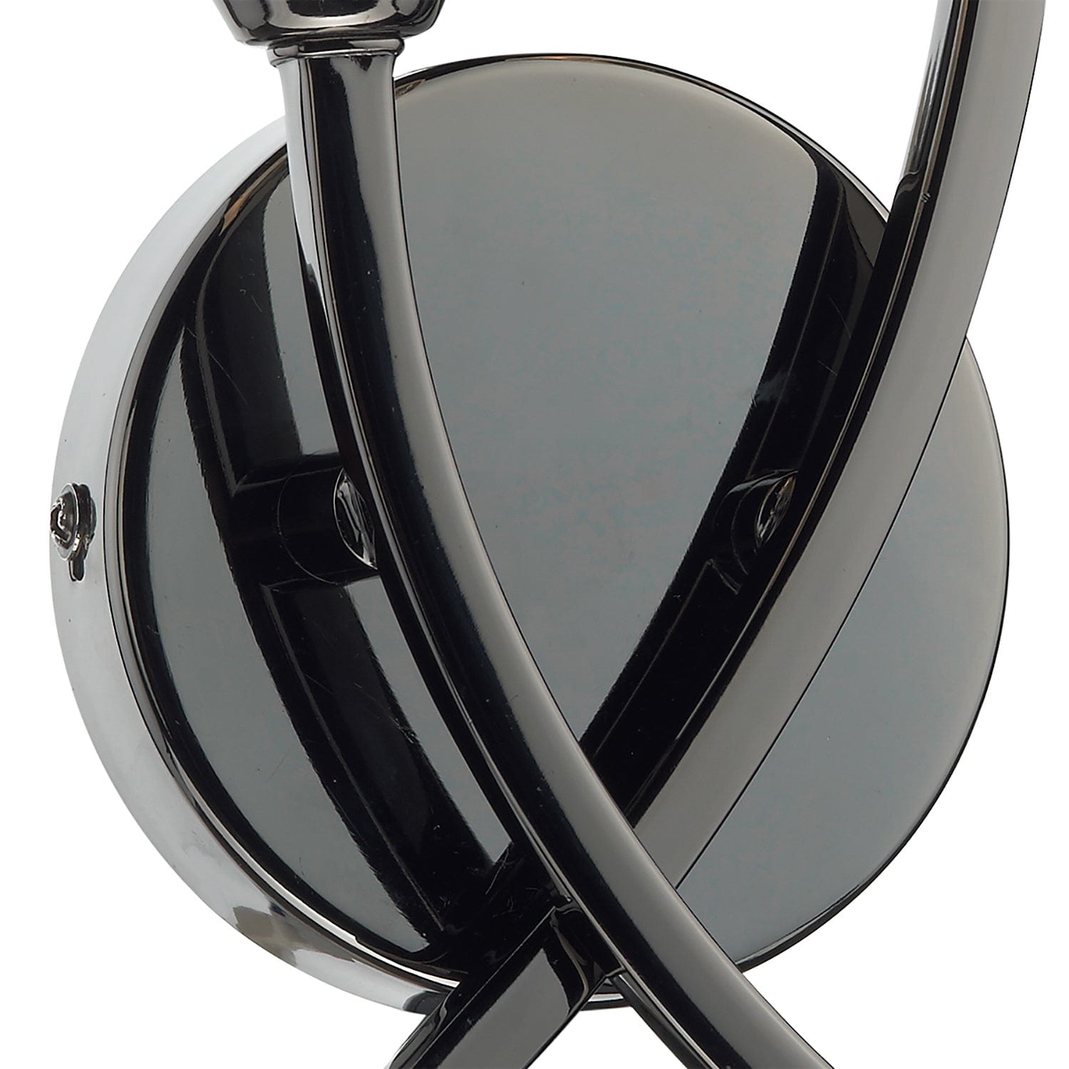 dar lighting Morgan Double Wall Bracket Black Chrome MOR0967