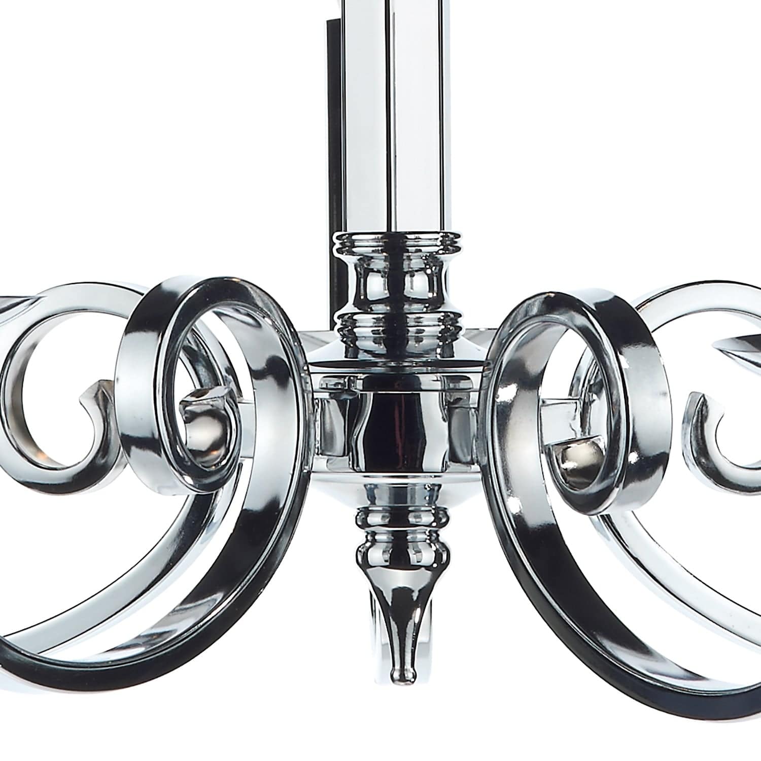 dar lighting Murray 5 Light Dual Mount Pendant Polished Chrome MUR0550