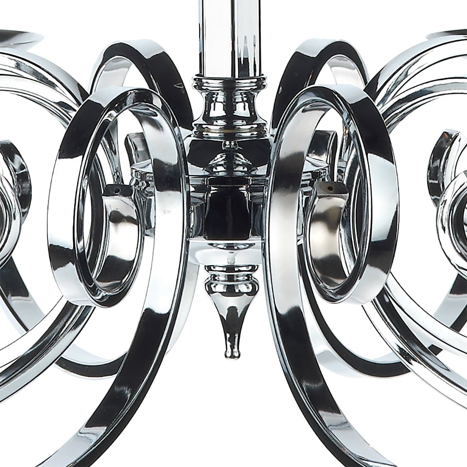 dar lighting Murray 8 Light Dual Mount Pendant Polished Chrome MUR0850