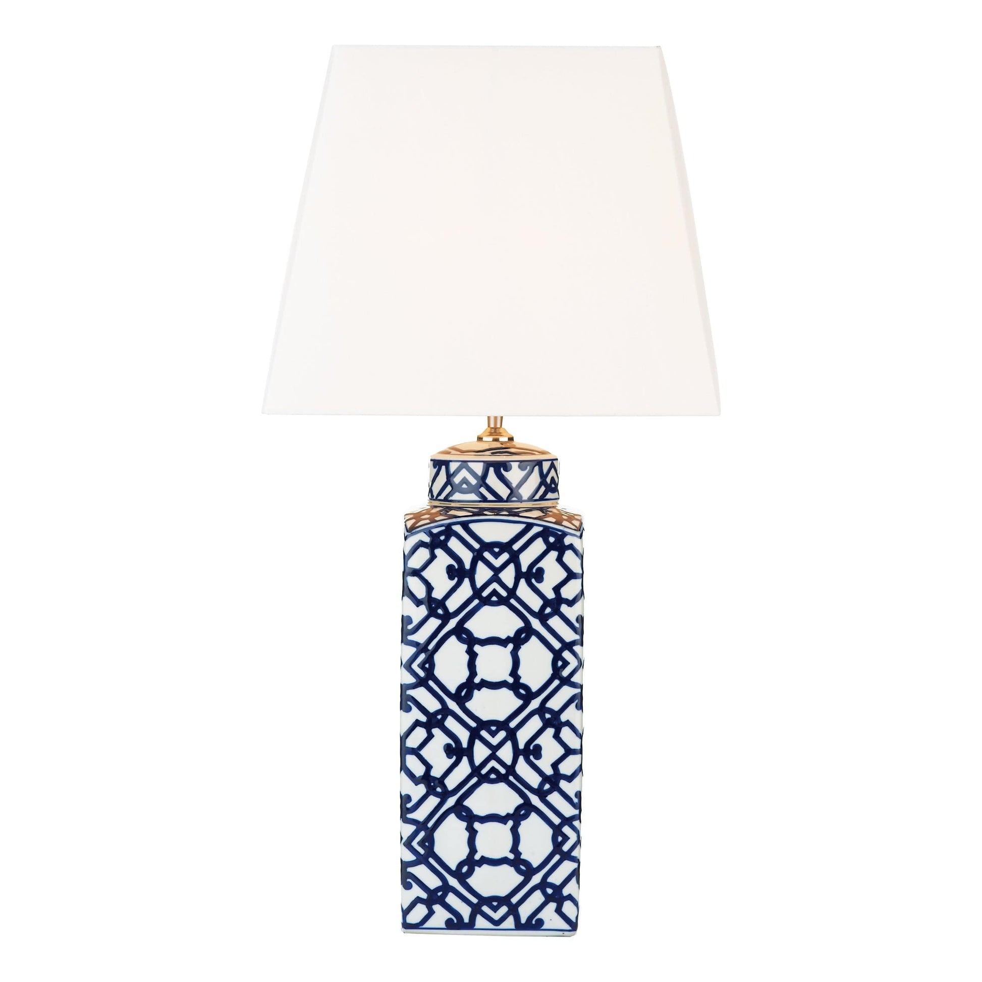 dar lighting Mystic Table Lamp Blue And White Base Only MYS4223