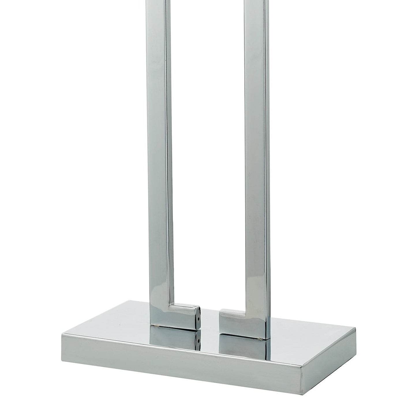 dar lighting Nile Table Lamp Polished Chrome With Shade NIL4250