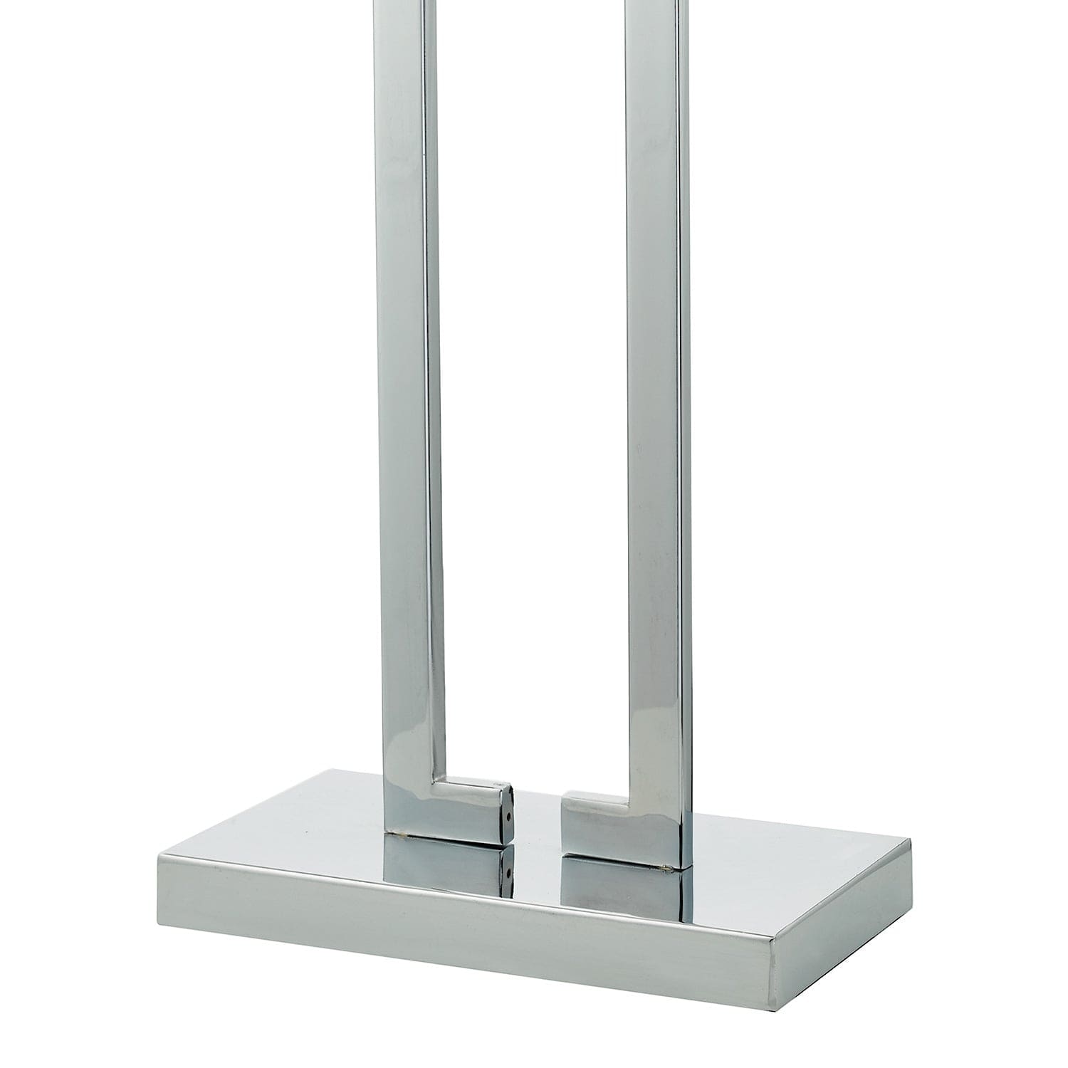 dar lighting Nile Table Lamp Polished Chrome With Shade NIL4250