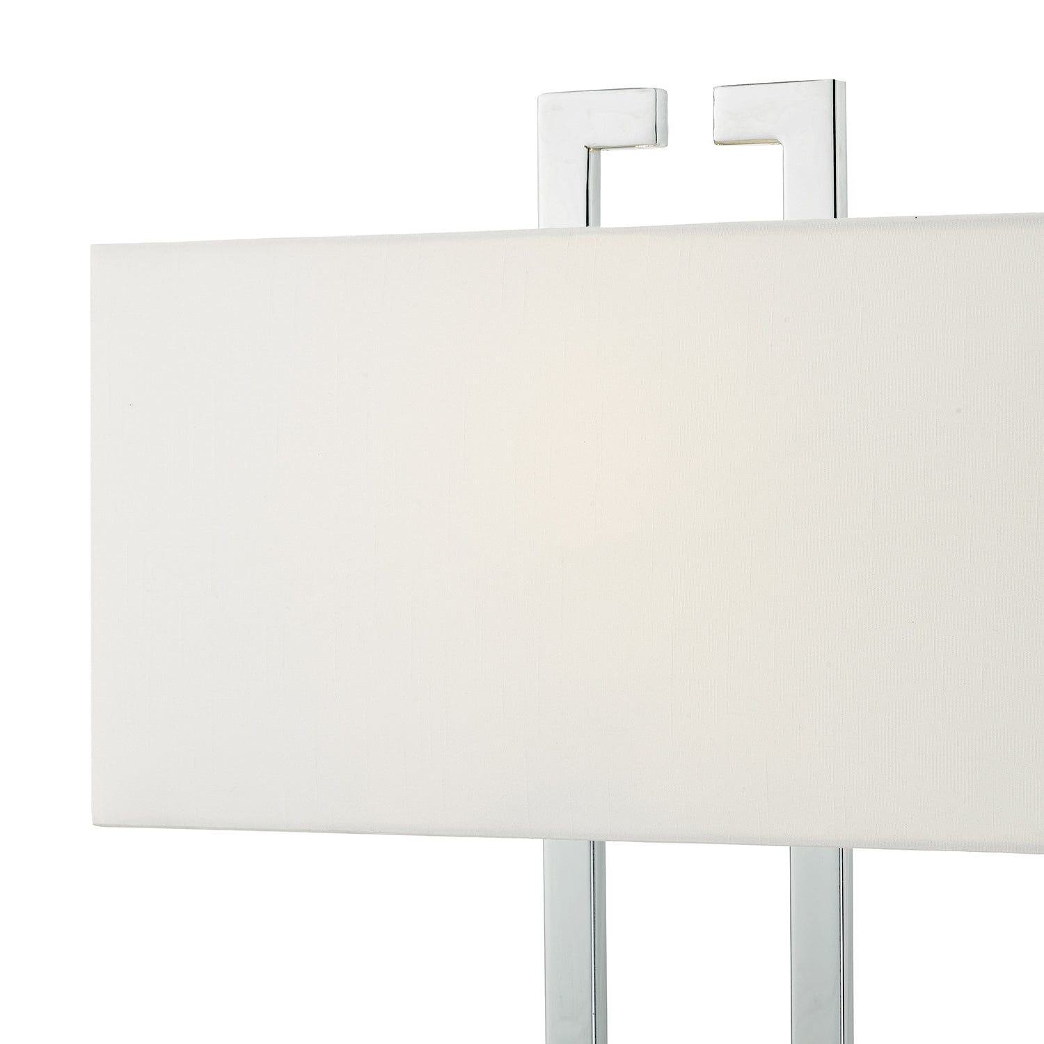 dar lighting Nile Table Lamp Polished Chrome With Shade NIL4250