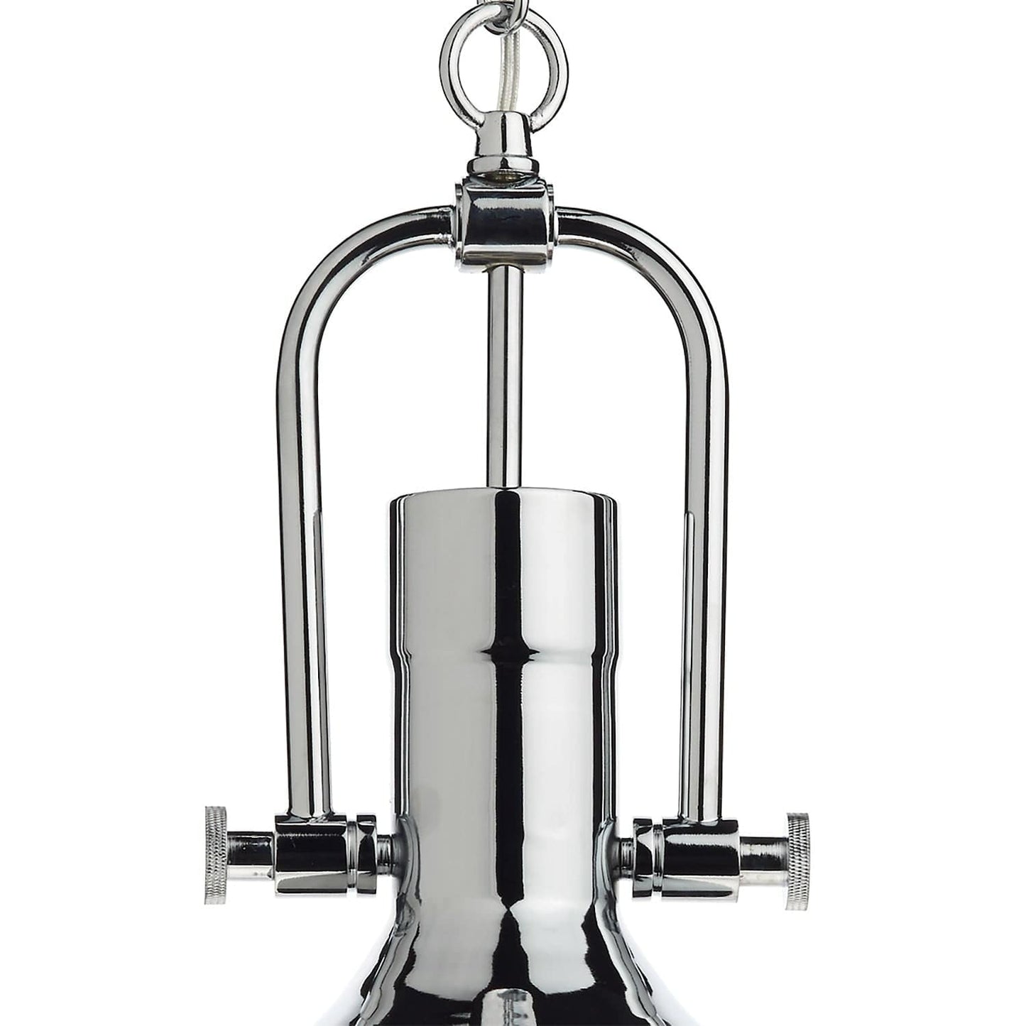 dar lighting Nolan 1 Light Pendant Polished Chrome/ Clear NOL0108