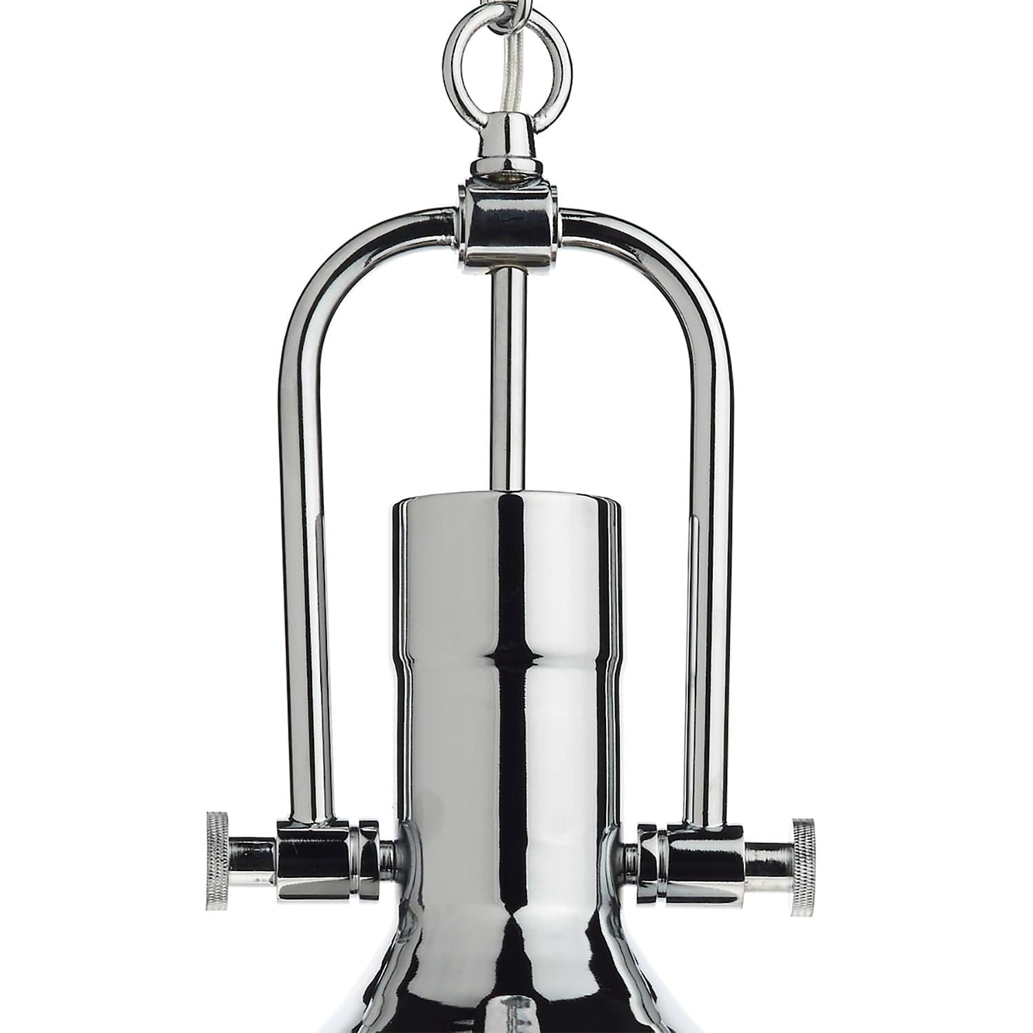 dar lighting Nolan 1 Light Pendant Polished Chrome/ Clear NOL0108