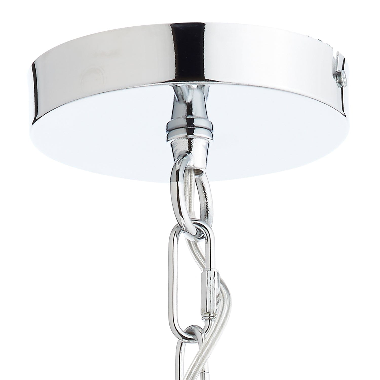 dar lighting Nolan 1 Light Pendant Polished Chrome NOL0150