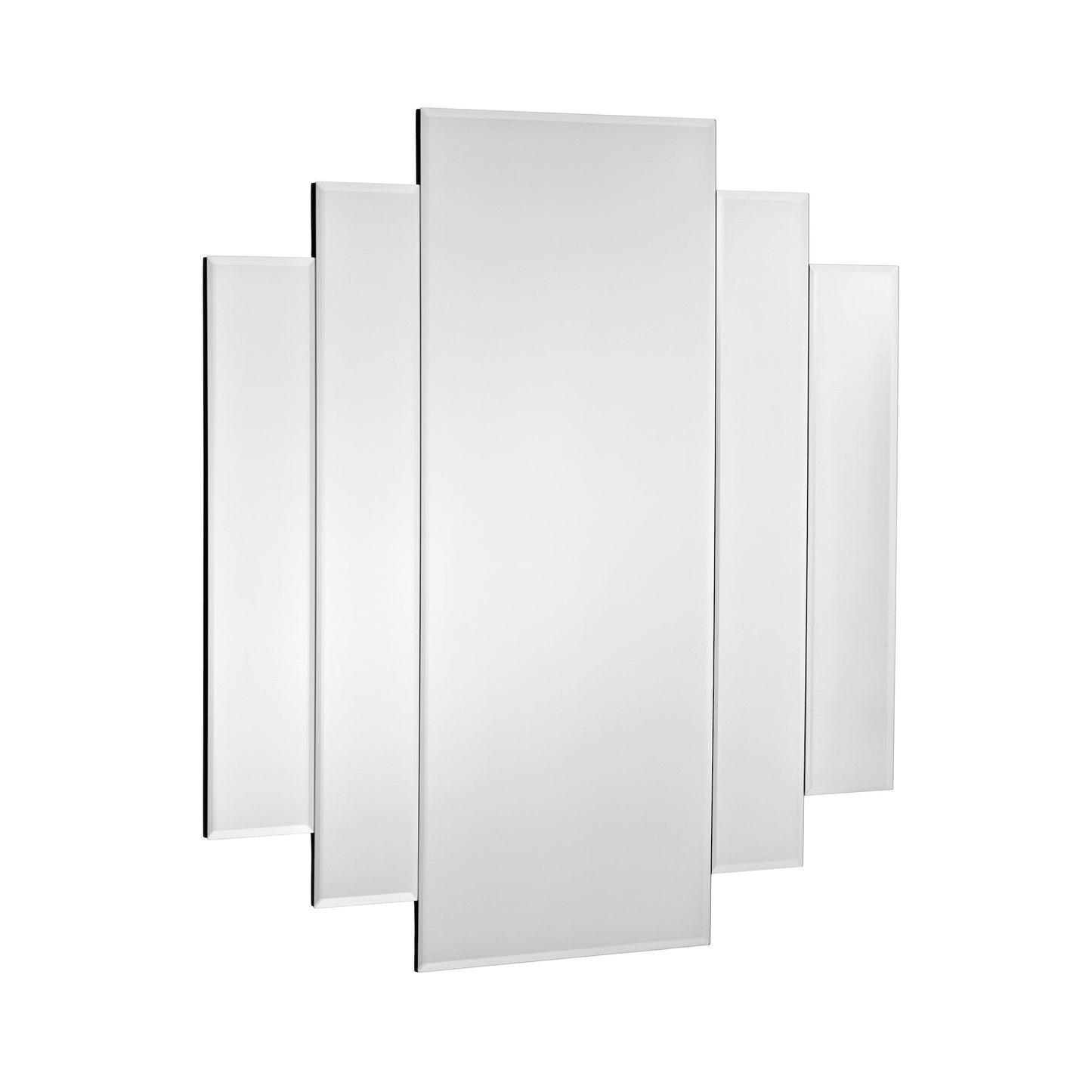 dar lighting Odeon Rectangle Stepped Mirror 88 x 88cm 002ODE8888