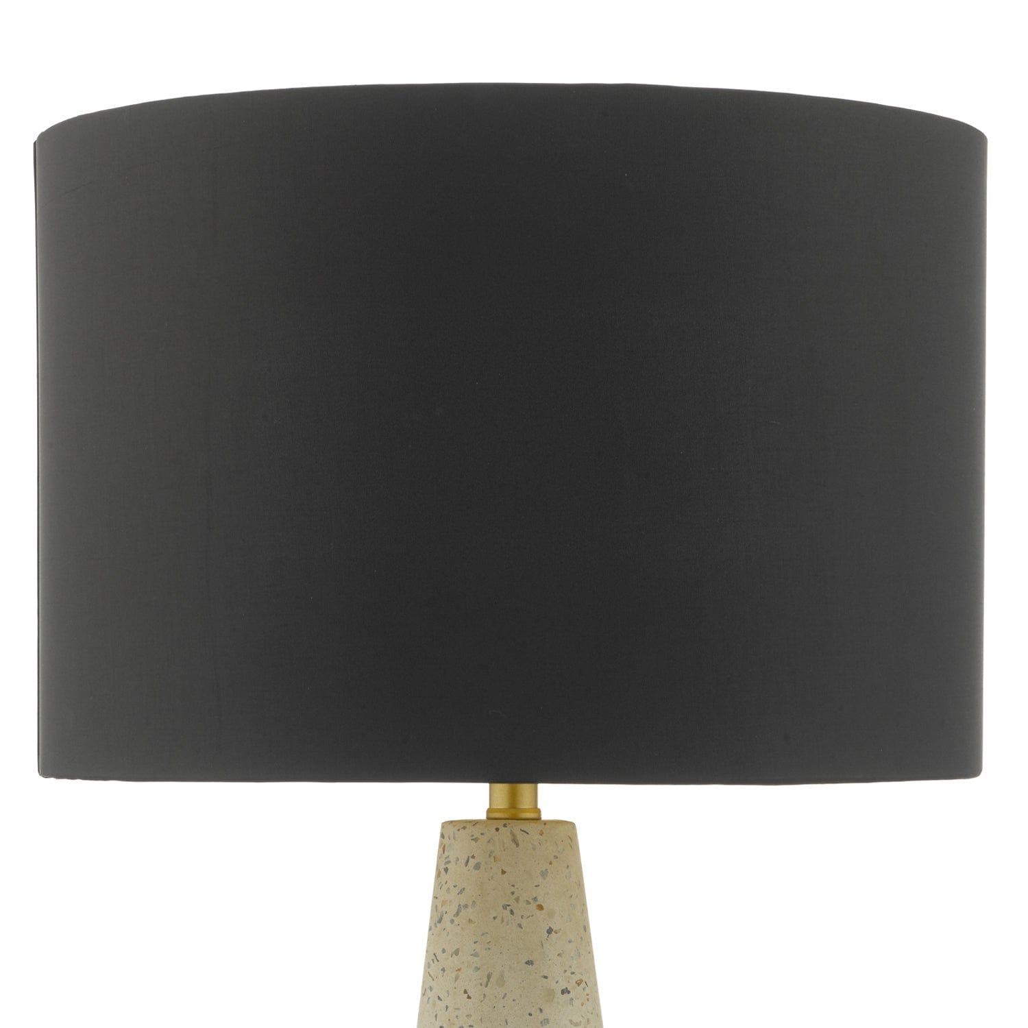dar lighting Onora Table Lamp White & Black With Shade ONO4255