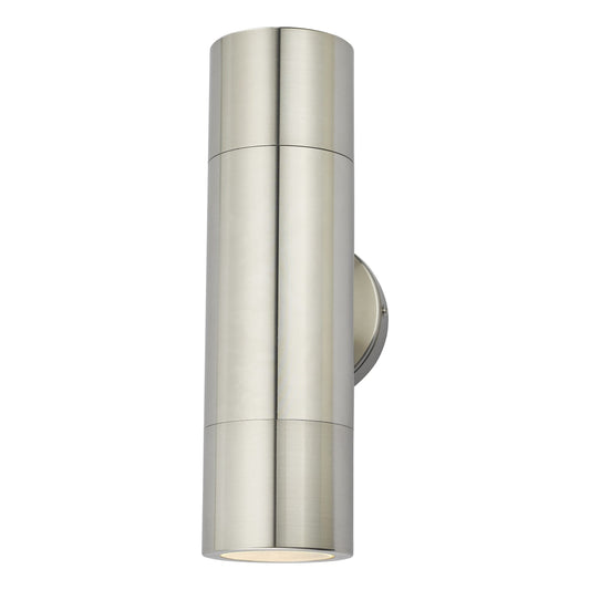 dar lighting Ortega Outdoor 2 Light Wall Light Aluminium IP65 ORT3268