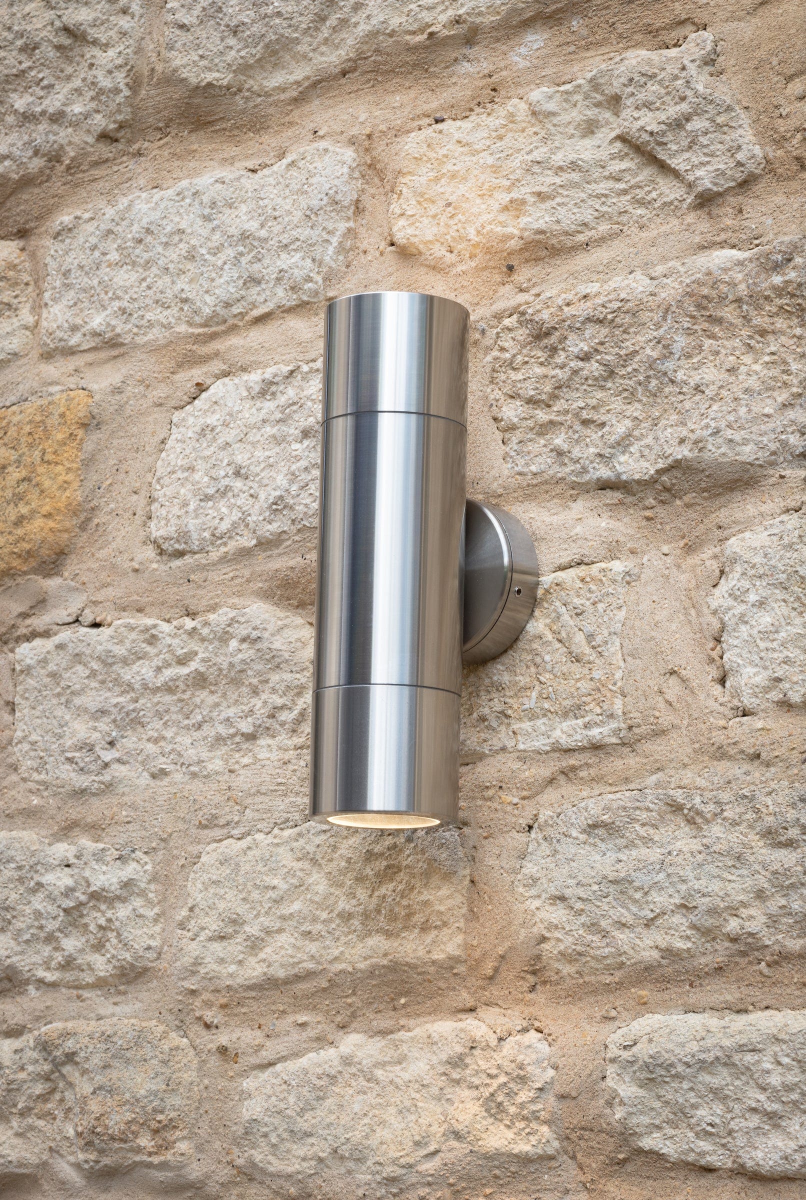dar lighting Ortega Outdoor 2 Light Wall Light Aluminium IP65 ORT3268