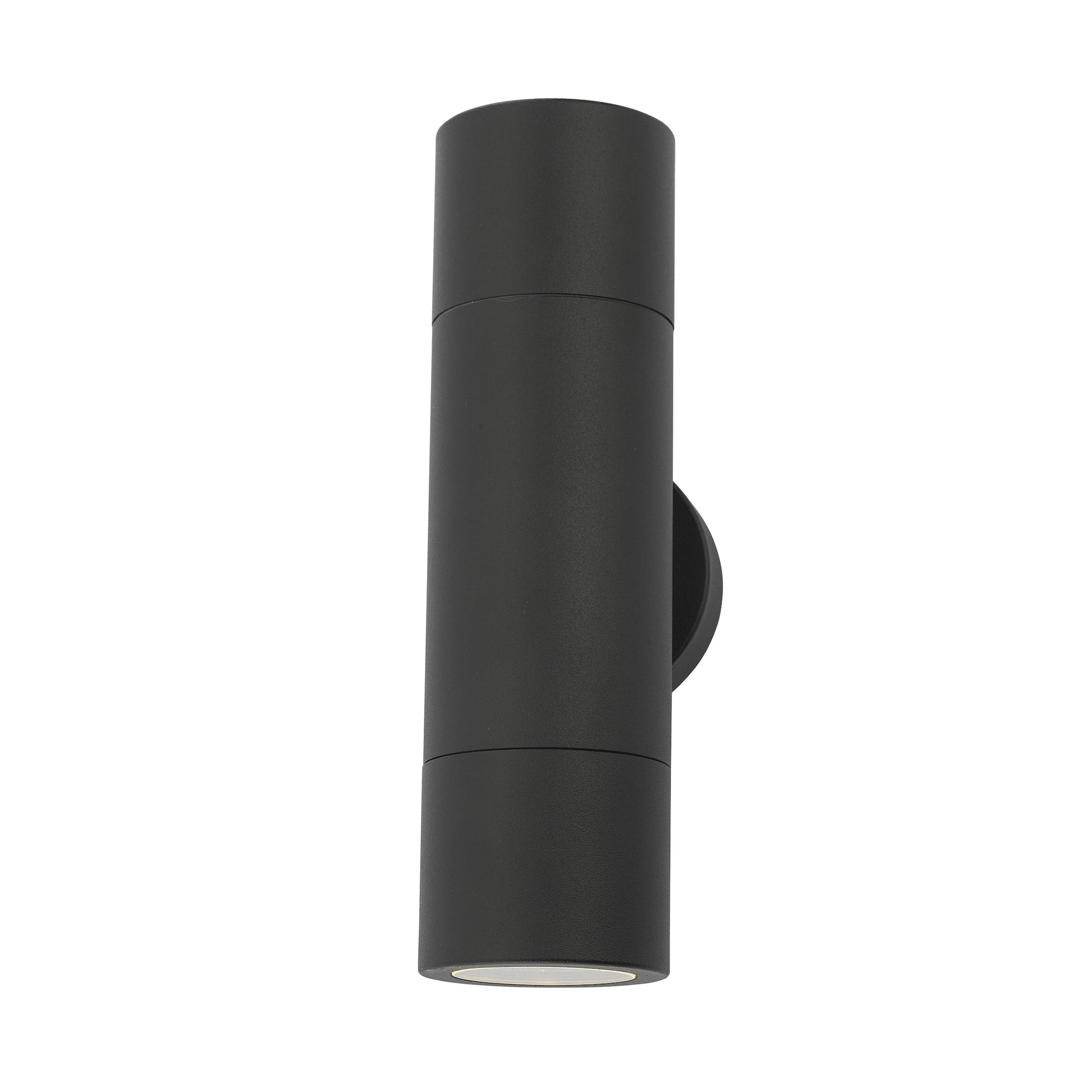 dar lighting Ortega Outdoor 2 Light Wall Light Matt Black IP65 ORT3222