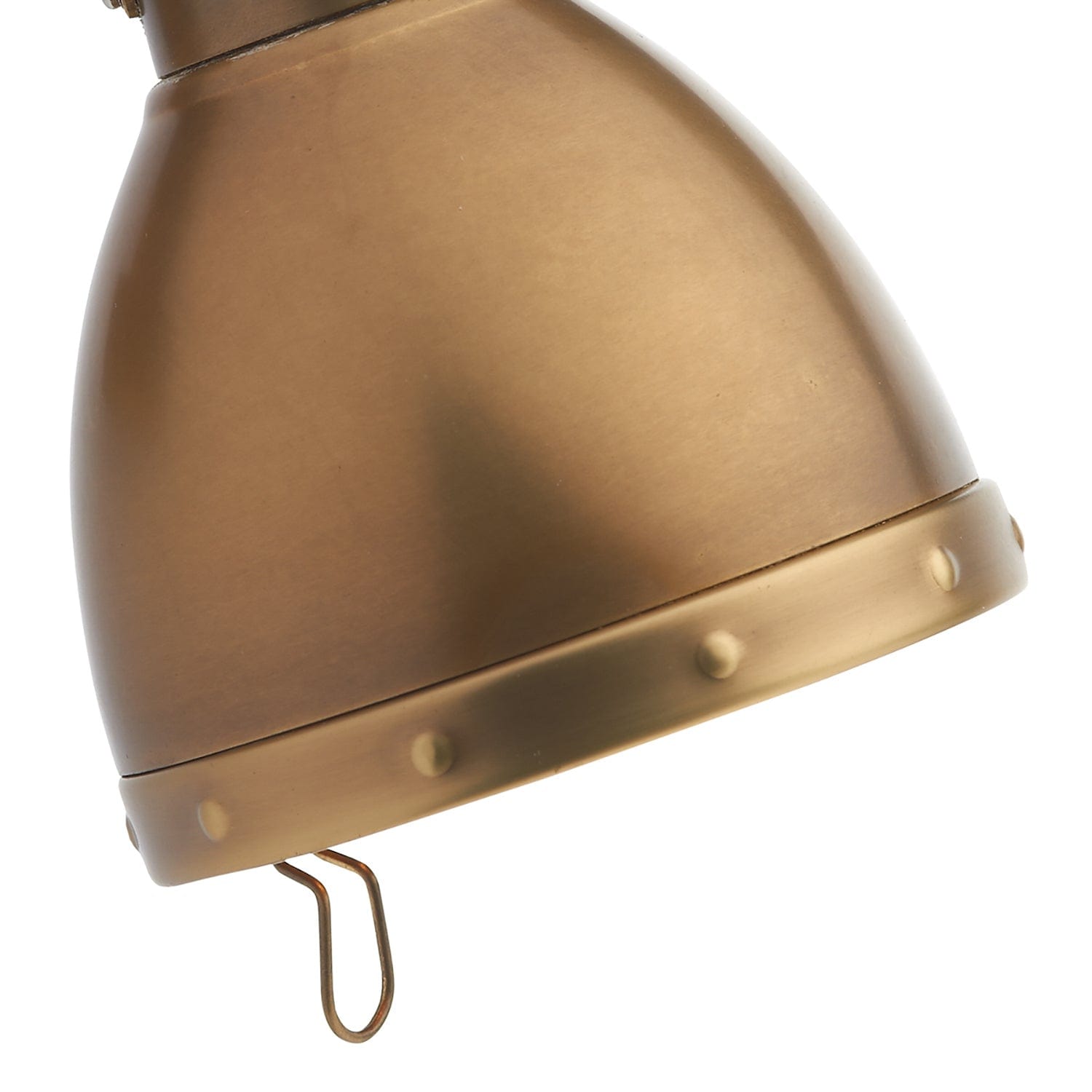 dar lighting Osaka Clip On Spotlight Antique Brass OSA4175