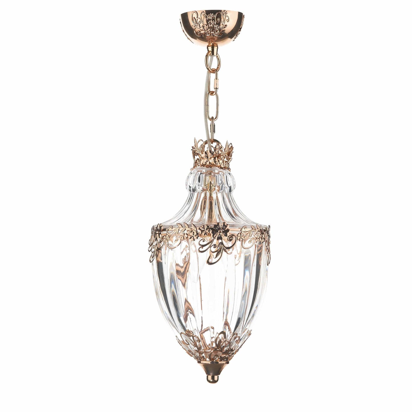 dar lighting Ottoman 1 Light Pendant French Gold OTT0135
