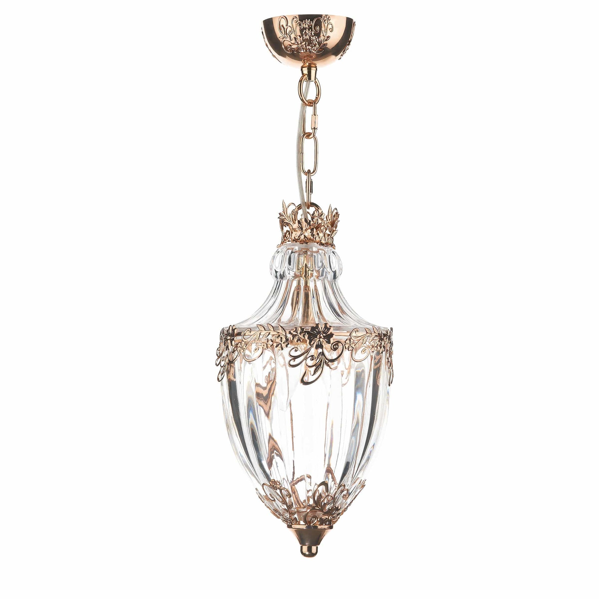 dar lighting Ottoman 1 Light Pendant French Gold OTT0135