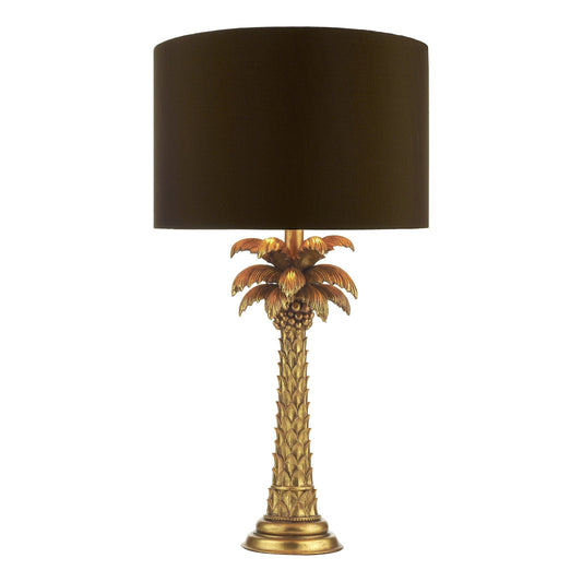 dar lighting Palm Table Lamp Gold Base Only PAL4235-X