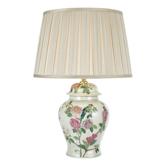 dar lighting Peony Table Lamp Floral Design Base Only PEO4255