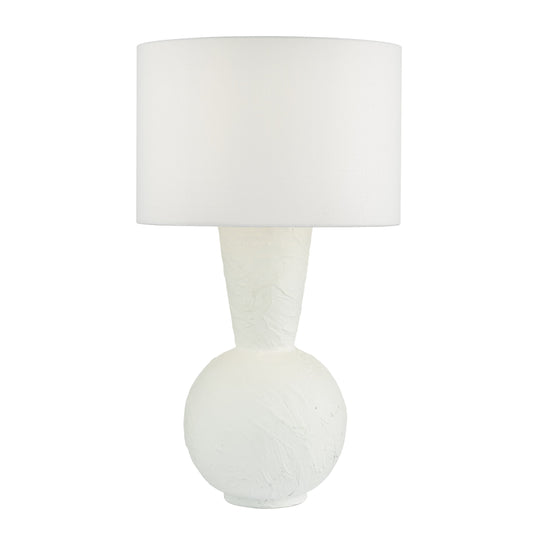 dar lighting Perla Table Lamp Matt White Base Only PER4202