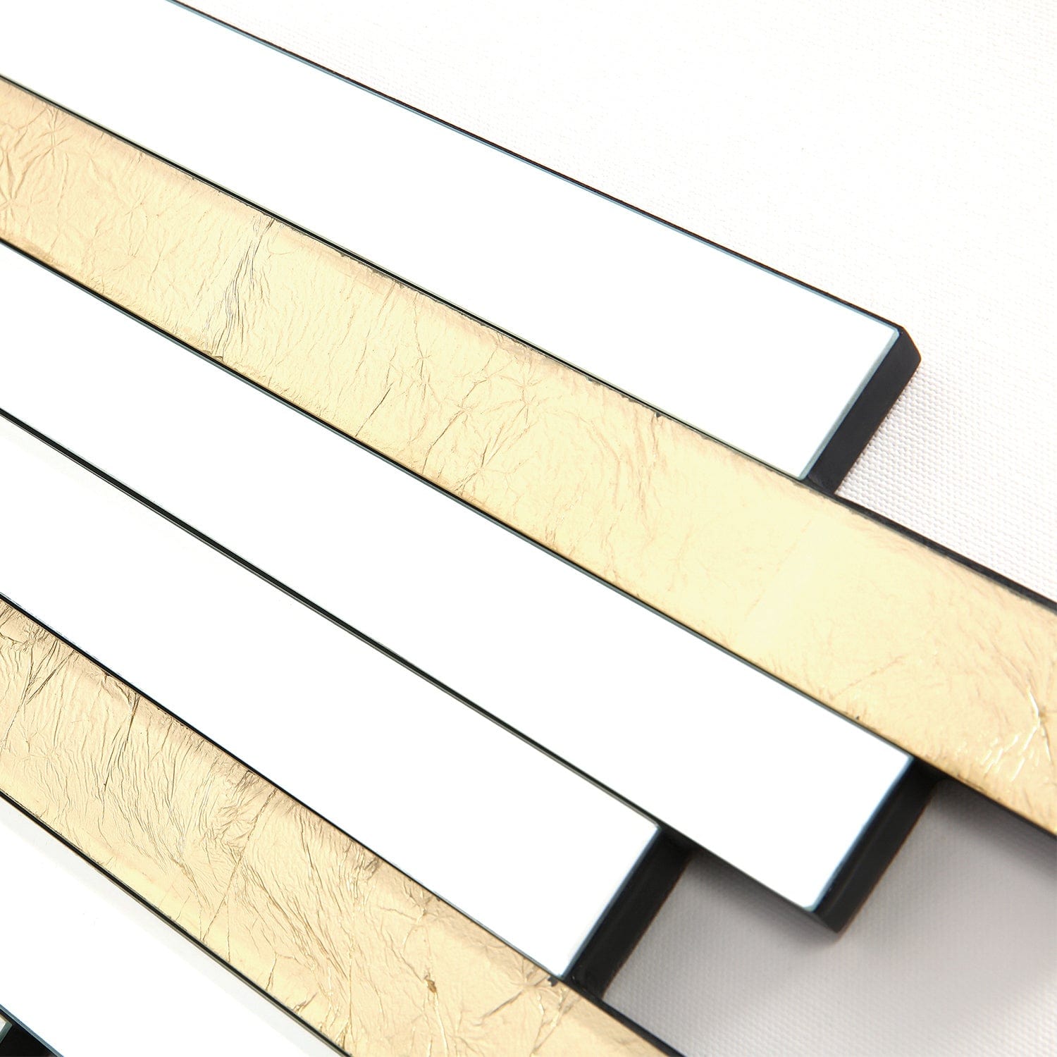 dar lighting Pimento Decorative Mirror Gold Foil Detail 86 X 66cm 002PIM8666