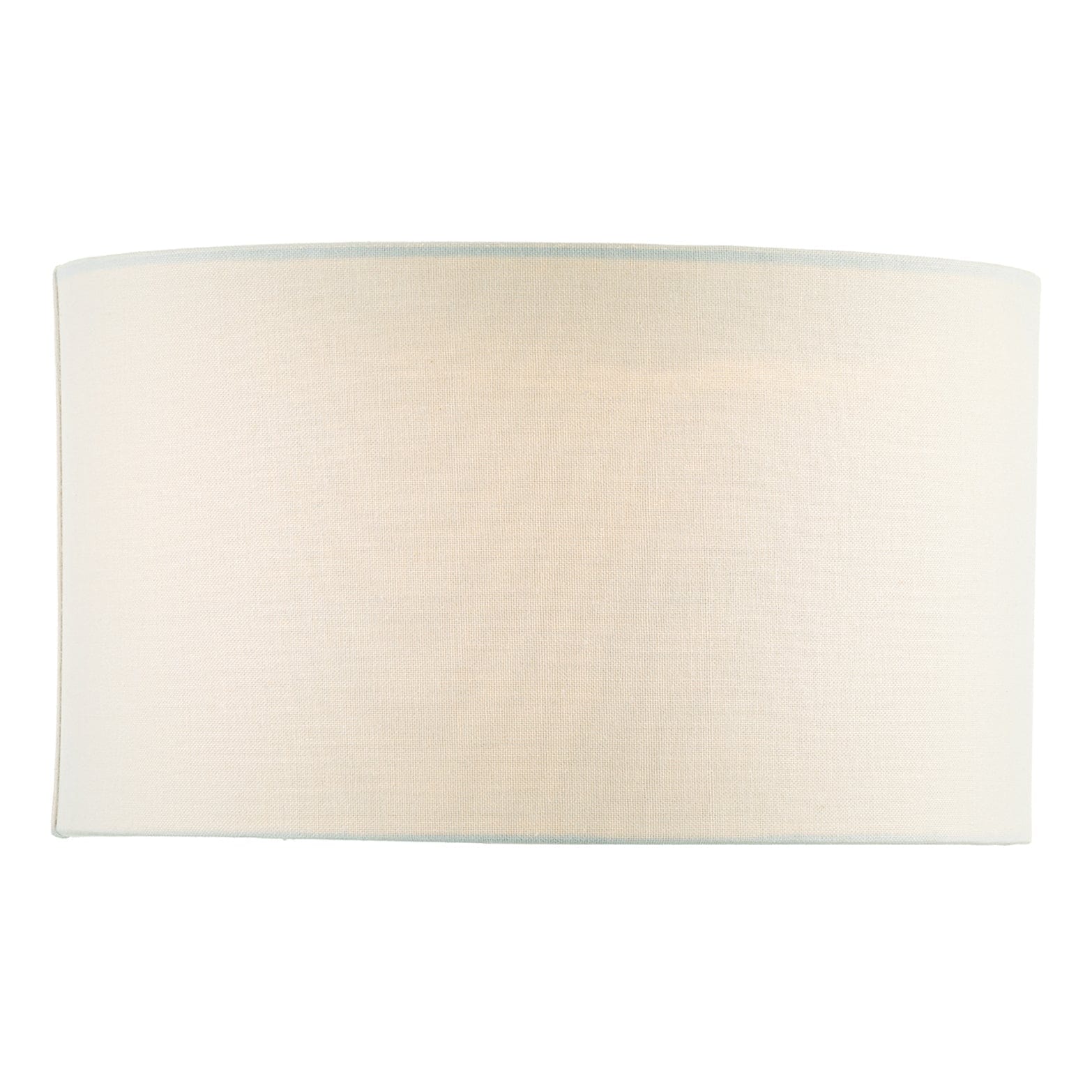 dar lighting Pyramid White Linen Drum Shade 35cm PYR142