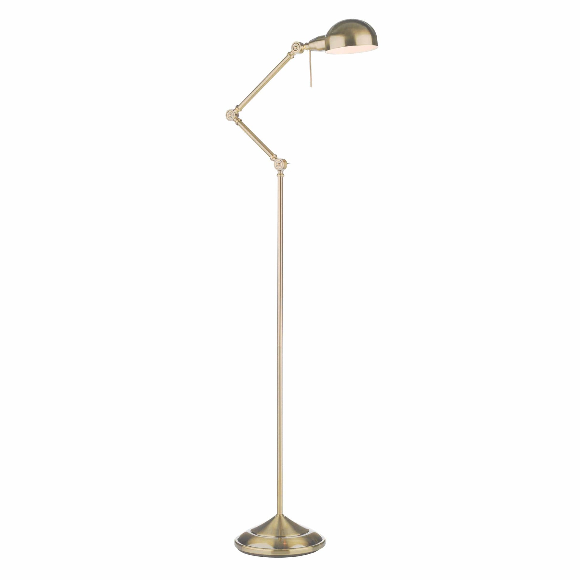 dar lighting Ranger Floor Lamp Antique Brass RAN4975
