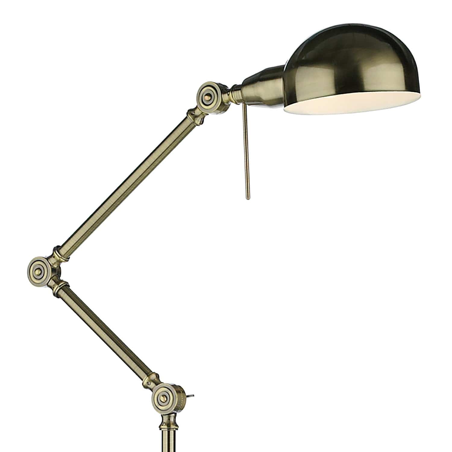 dar lighting Ranger Floor Lamp Antique Brass RAN4975
