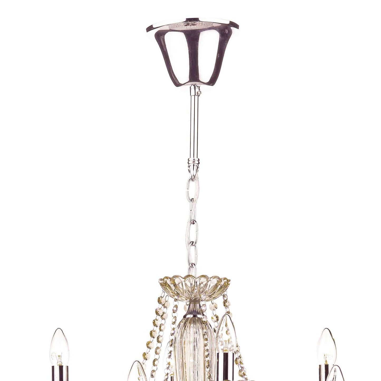 dar lighting Raphael 12 Light Chandelier Champagne Crystal RAP1206