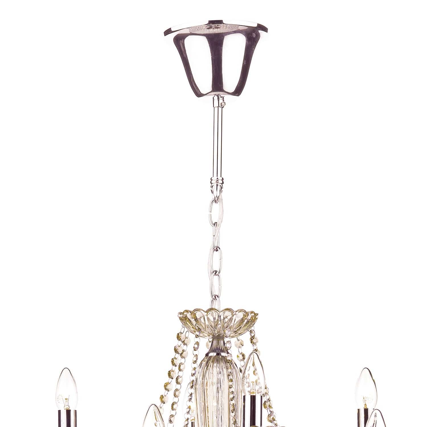 dar lighting Raphael 12 Light Chandelier Champagne Crystal RAP1206