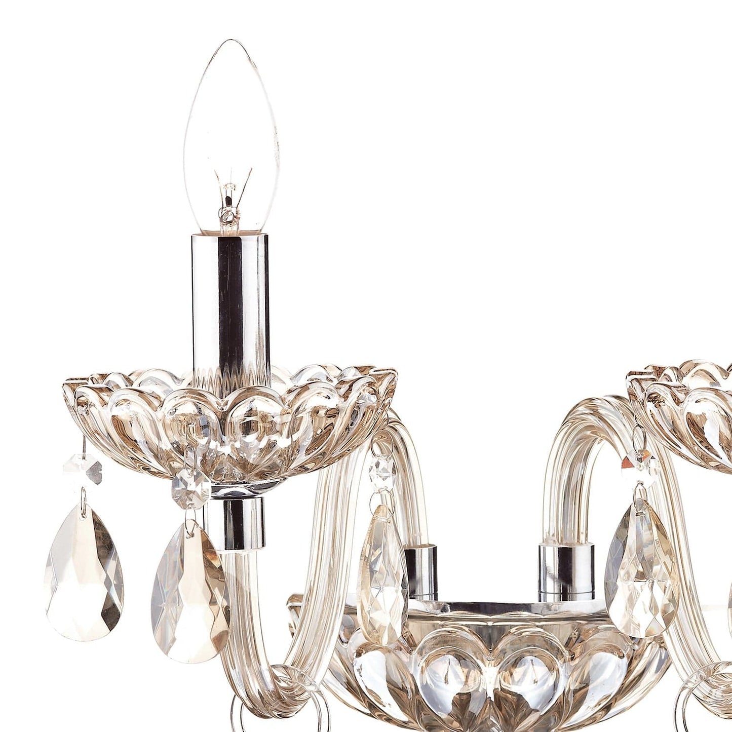 dar lighting Raphael Double Wall Bracket Champagne Crystal RAP0906