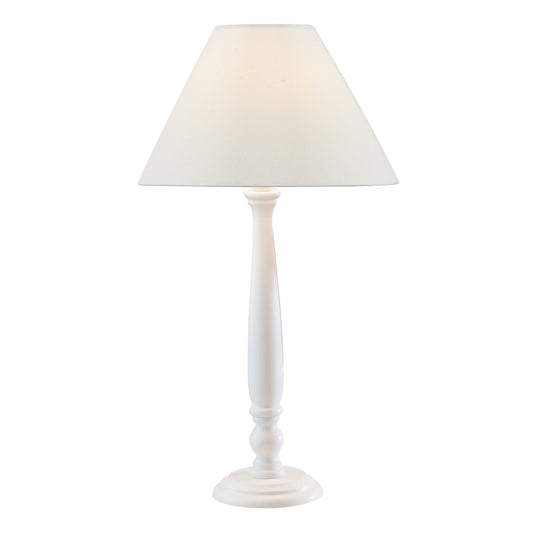 dar lighting Regal Large Table Lamp White With Shade (Multipack) REG432