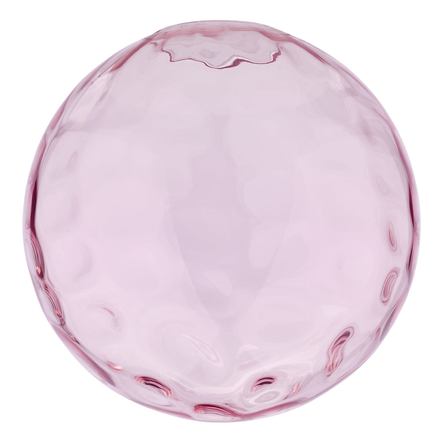 dar lighting Ripple Easy Fit Shade Pink Glass 25cm RIP8803