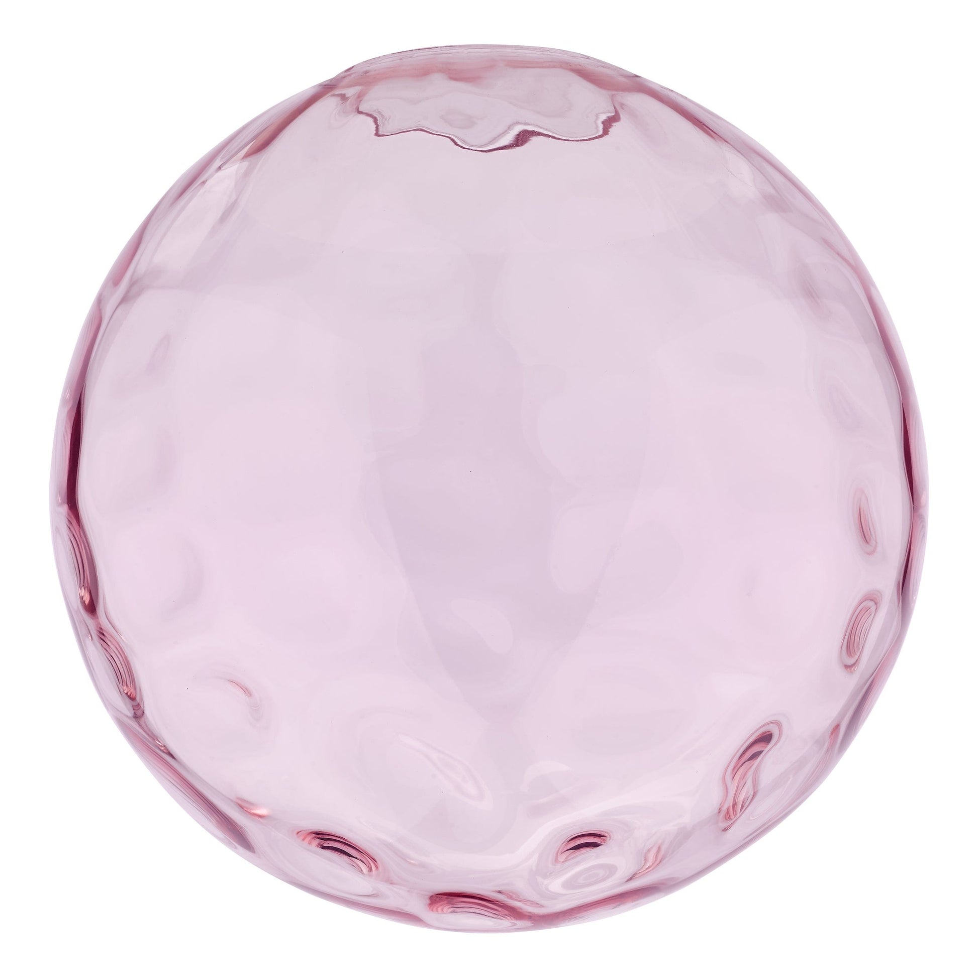 dar lighting Ripple Easy Fit Shade Pink Glass 25cm RIP8803