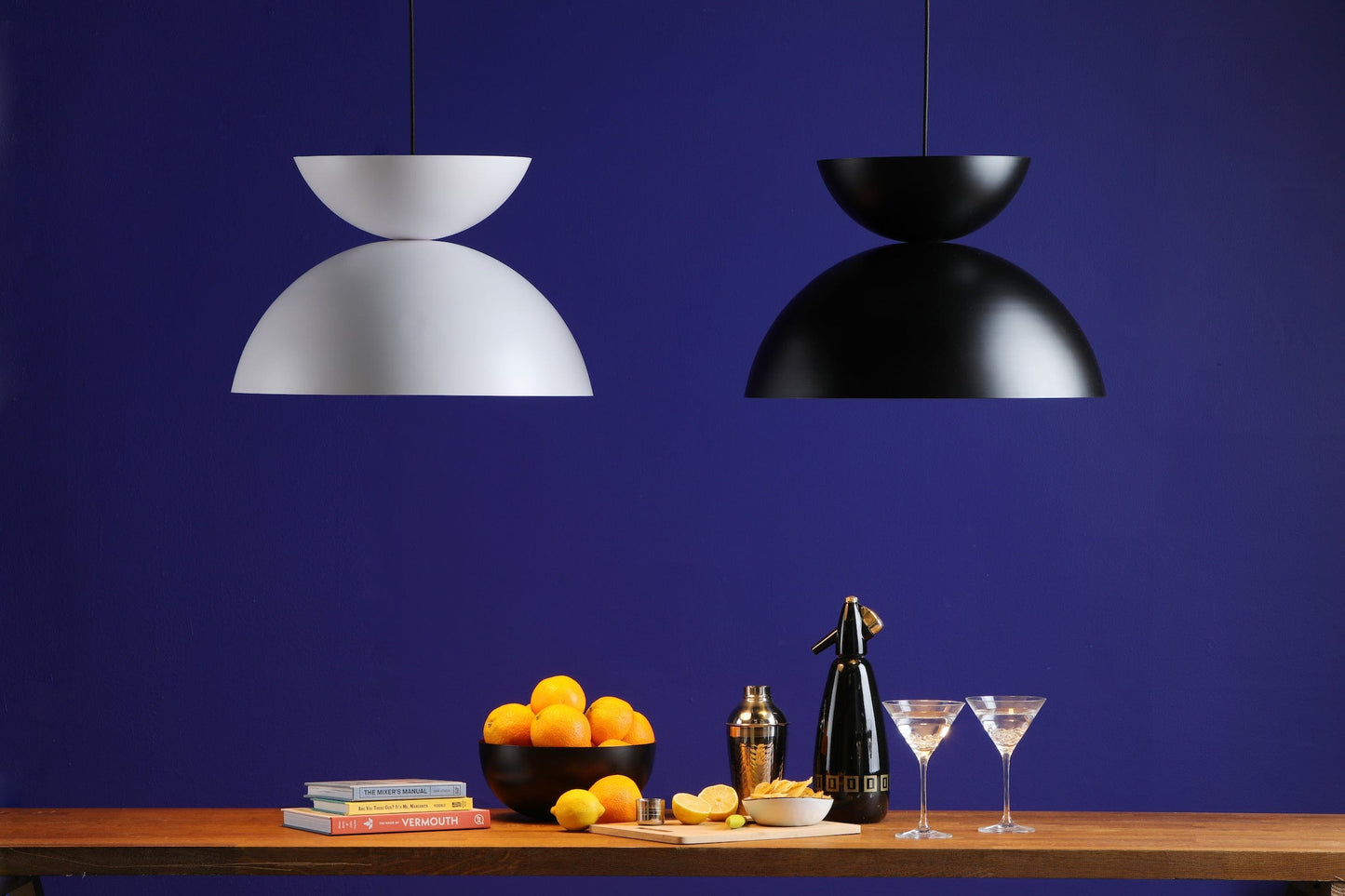 dar lighting Riya Pendant Matt Black RIY0122