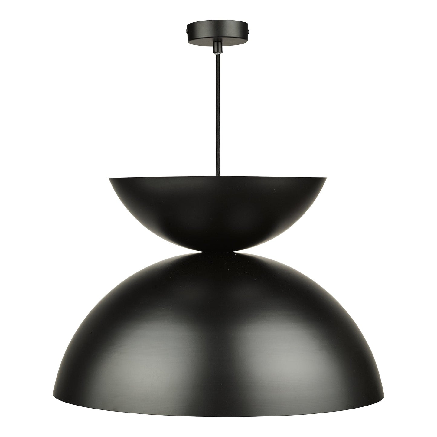 dar lighting Riya Pendant Matt Black RIY0122