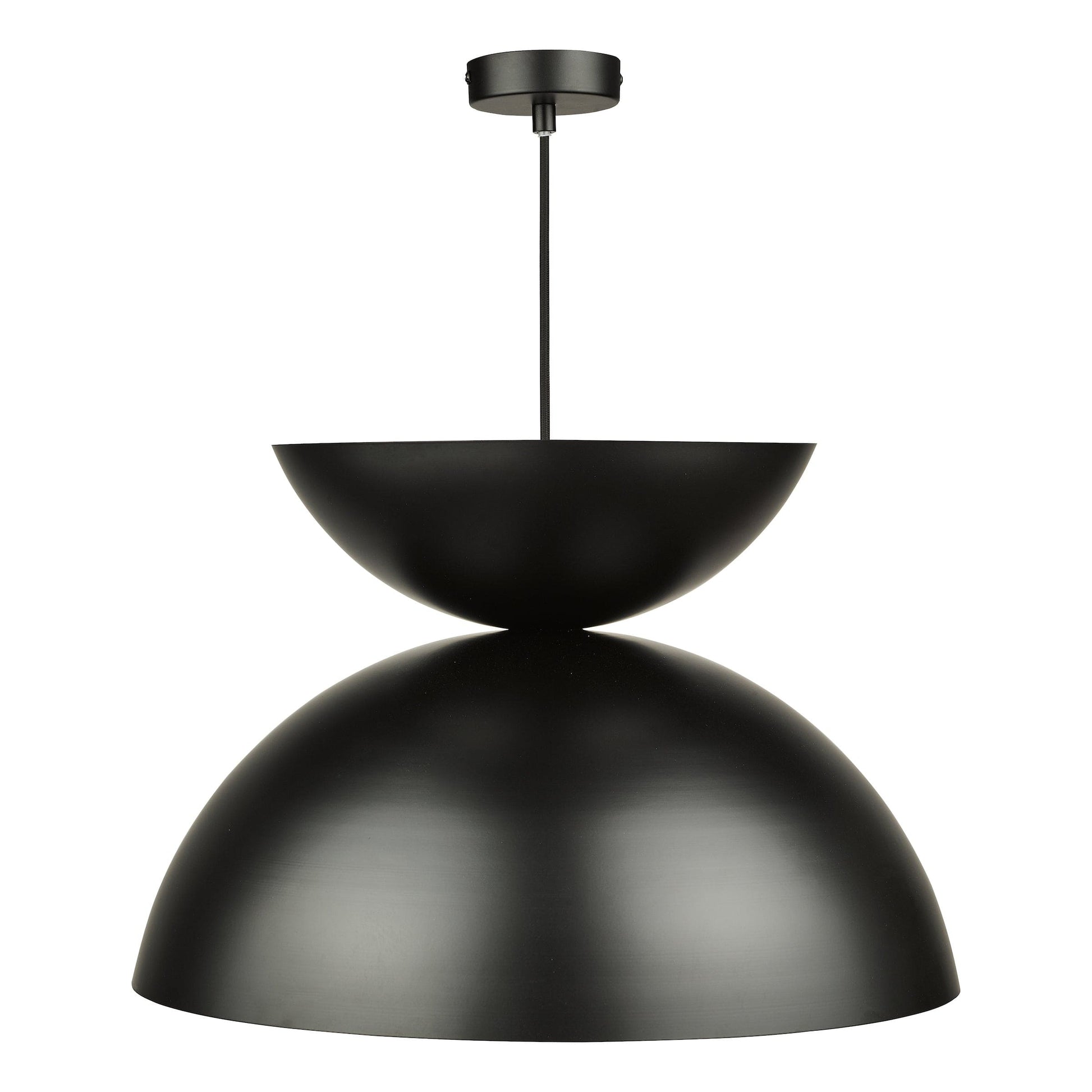 dar lighting Riya Pendant Matt Black RIY0122