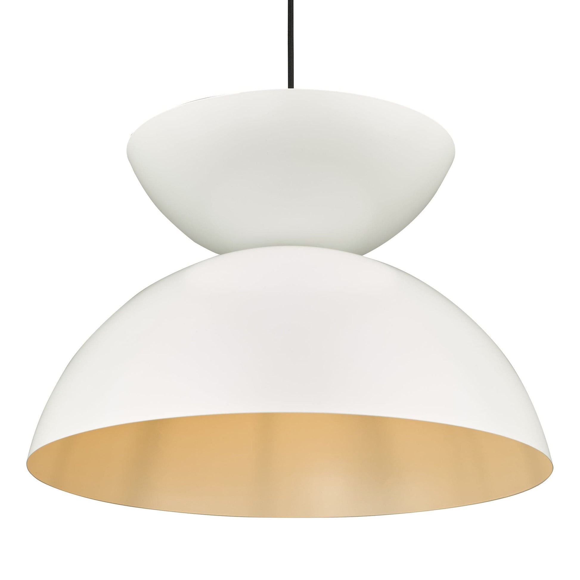 dar lighting Riya Pendant Matt White RIY012