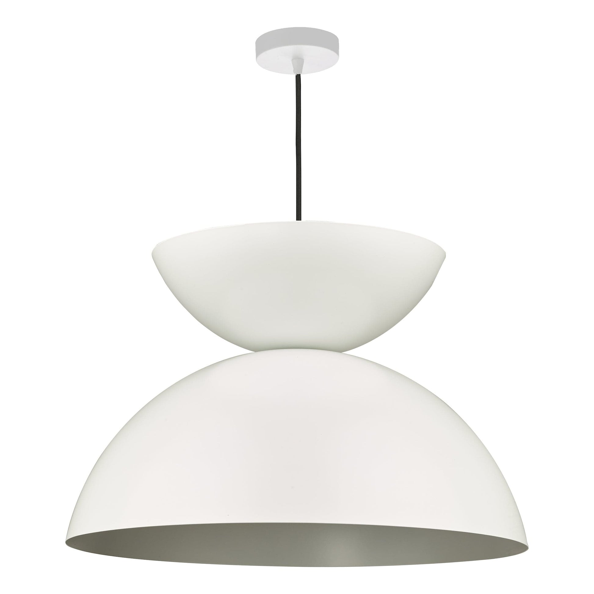 dar lighting Riya Pendant Matt White RIY012