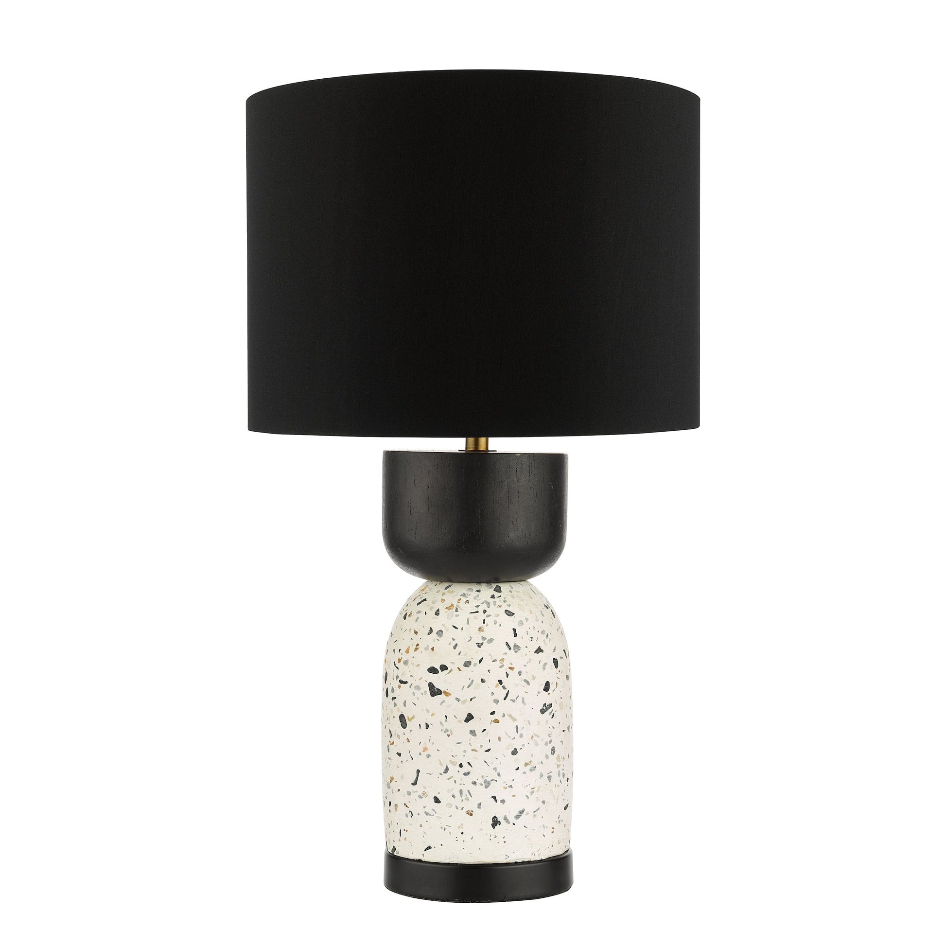 dar lighting Roja Table Lamp Terrazzo & Black With Shade ROJ4255